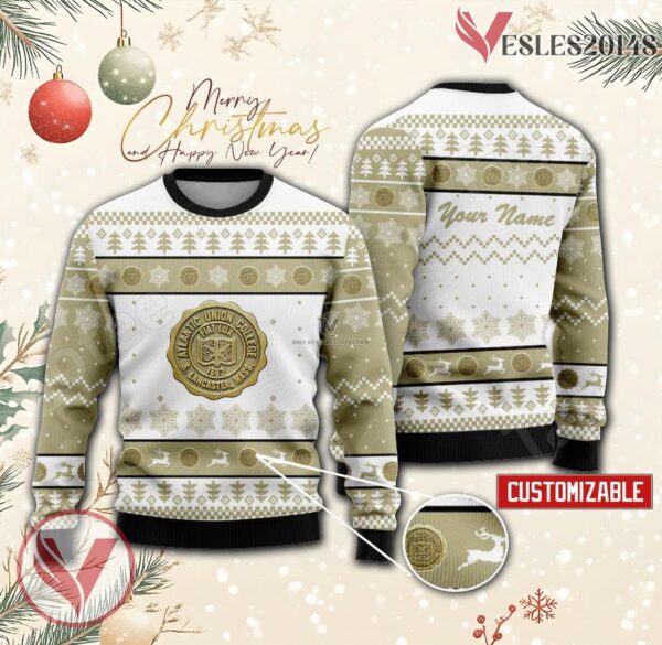 Atlantic Union College Custom Ugly Christmas Sweater, Unique Gift For Fans - Vesles2014s