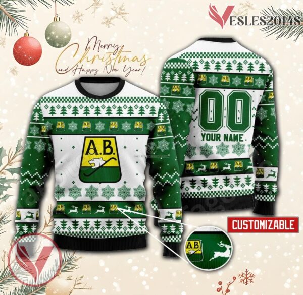 Atlético Bucaramanga Custom Ugly Christmas Sweater, Unique Gift For Fans - Vesles2014s