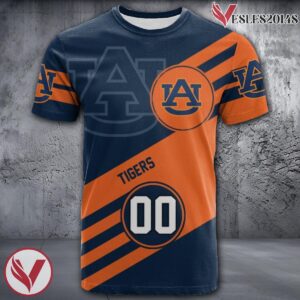 Auburn Tigers Logo Custom NCAA Shirt, Unique Sport Gifts For Fans - Vesles2014s