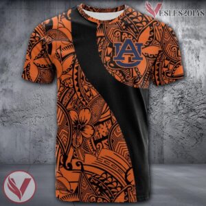 Auburn Tigers Polynesian Pattern Shirt, Unique Sport Gifts For Fans - Vesles2014s