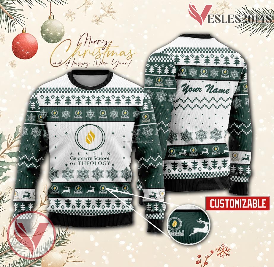 Austin Graduate School of Theology Custom Ugly Christmas Sweater, Unique Gift For Fans - Vesles2014s
