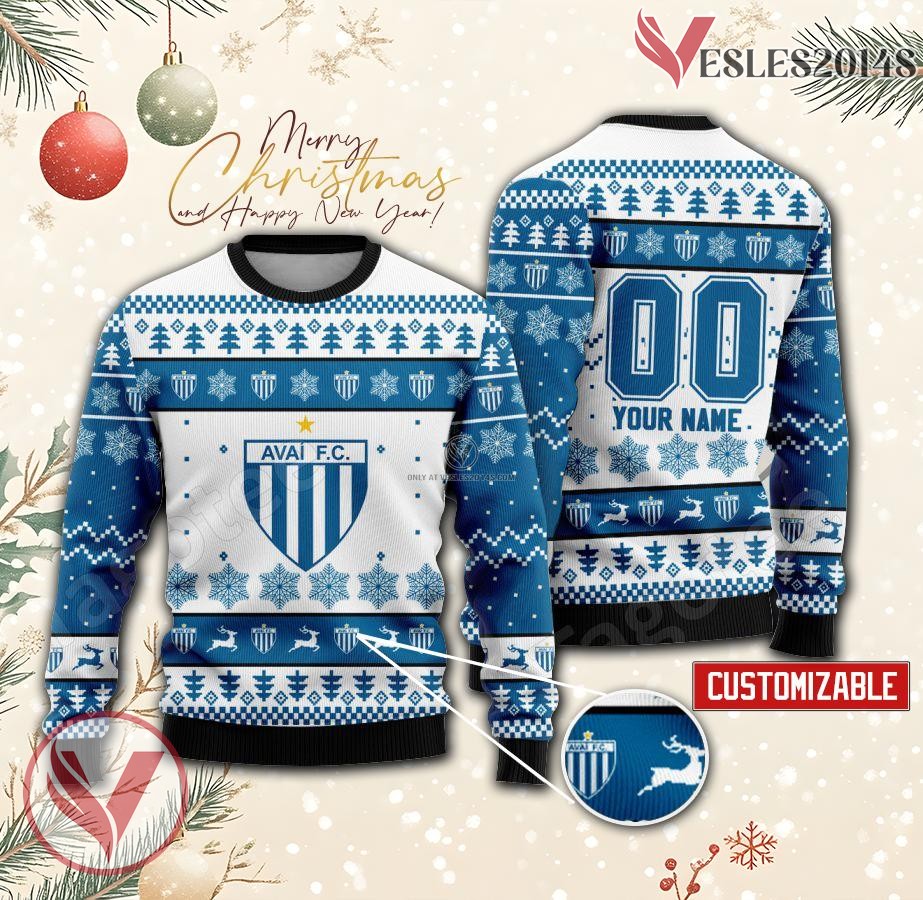 Avai FC Custom Ugly Christmas Sweater, Unique Gift For Fans - Vesles2014s