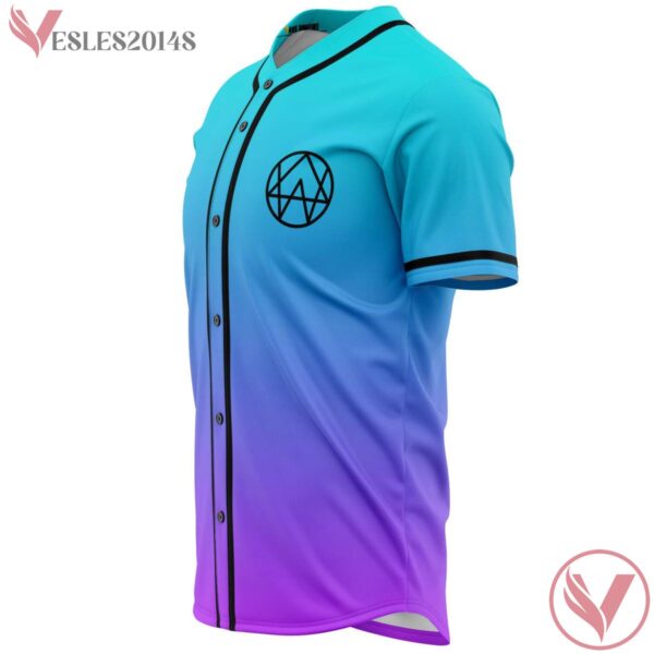 Awake Alison Wonderland Blue Sublimated Baseball Jersey For EDM Festivals - Vesles2014s 2