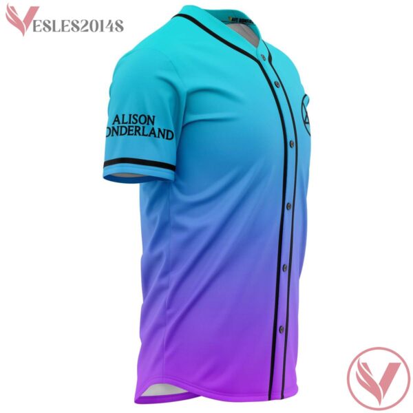 Awake Alison Wonderland Blue Sublimated Baseball Jersey For EDM Festivals - Vesles2014s 3
