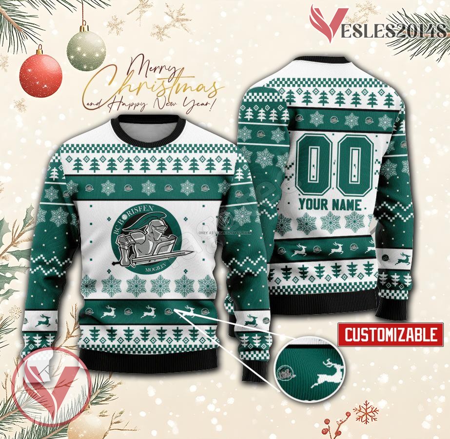 BC Borisfen Basketball Custom Ugly Christmas Sweater, Unique Gift For Fans - Vesles2014s