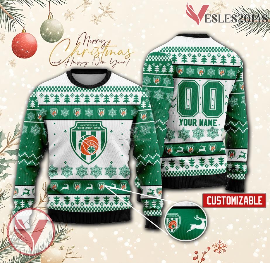 BC Cherno More Ticha Custom Ugly Christmas Sweater, Unique Gift For Fans - Vesles2014s