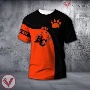 BC Lions Curve Customizable Shirt, Unique Gifts For CA Football Fans - Vesles2014s