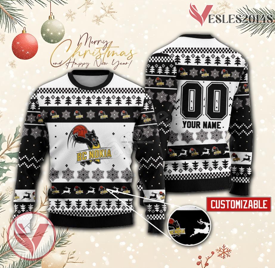BC Nokia Custom Ugly Christmas Sweater, Unique Gift For Fans - Vesles2014s