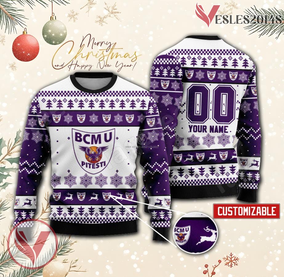 BCM Pitesti Custom Ugly Christmas Sweater, Unique Gift For Fans - Vesles2014s