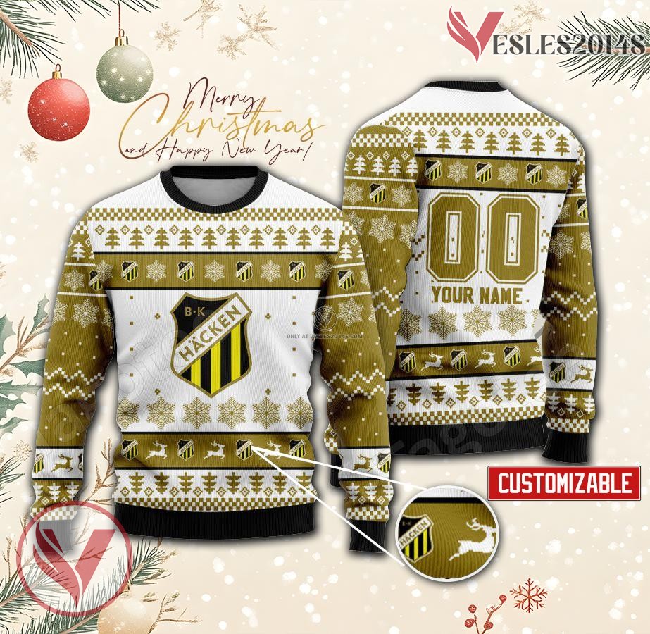 BK Hacken Custom Ugly Christmas Sweater, Unique Gift For Fans - Vesles2014s