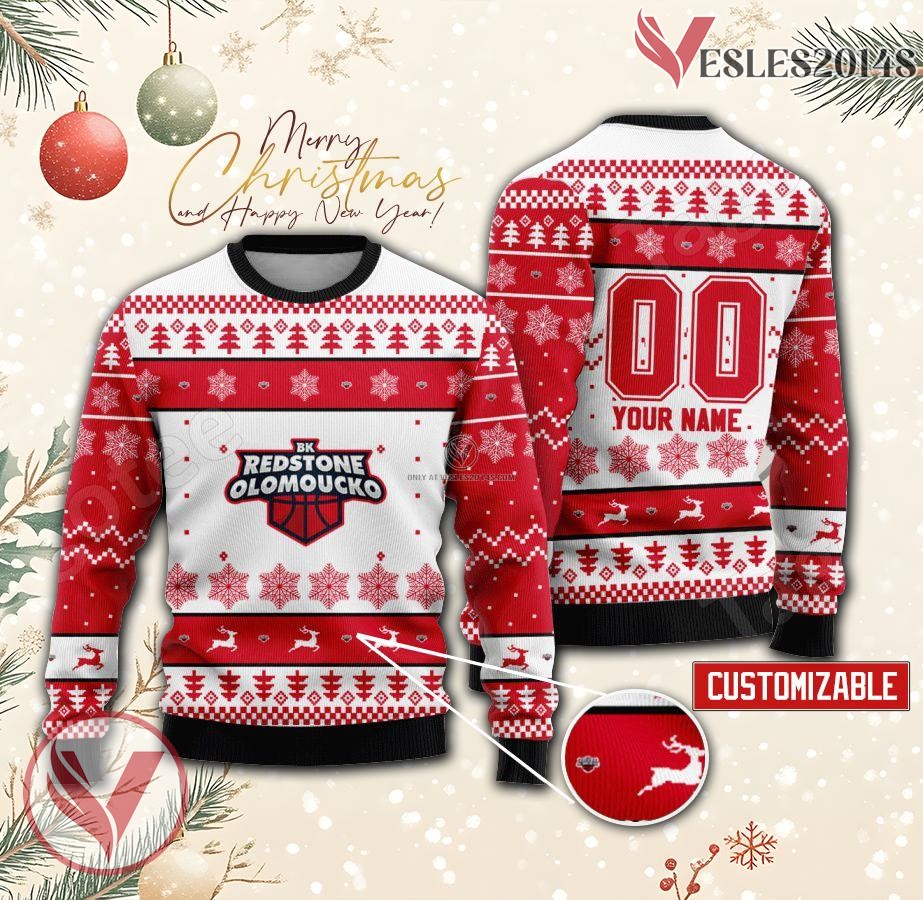 BK Olomoucko Basketball Custom Ugly Christmas Sweater, Unique Gift For Fans - Vesles2014s