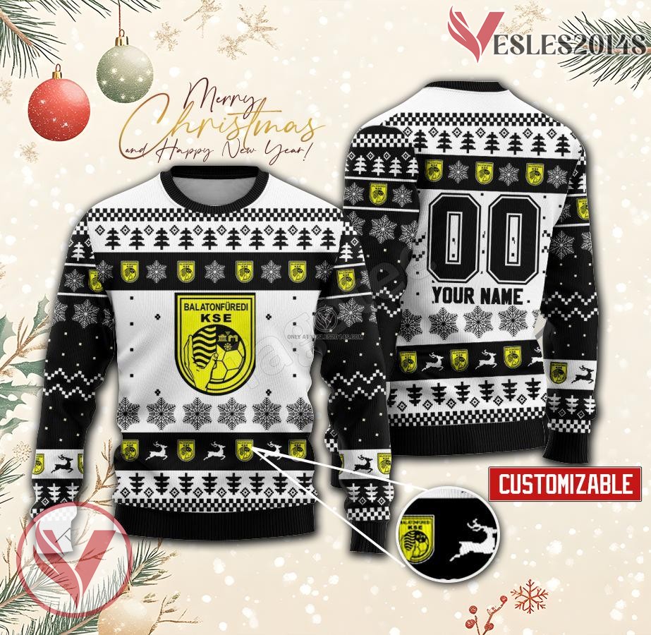 Balatonfüredi KSE Handball Custom Ugly Christmas Sweater, Unique Gift For Fans - Vesles2014s