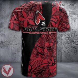 Ball State Cardinals Polynesian Pattern Shirt, Unique Sport Gifts For Fans - Vesles2014s 1