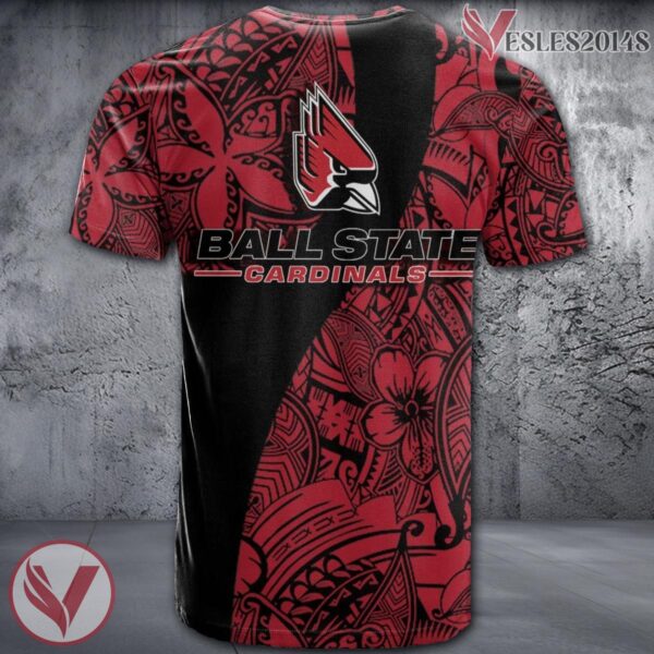 Ball State Cardinals Polynesian Pattern Shirt, Unique Sport Gifts For Fans - Vesles2014s 1