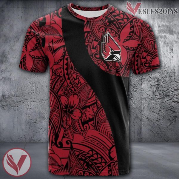 Ball State Cardinals Polynesian Pattern Shirt, Unique Sport Gifts For Fans - Vesles2014s