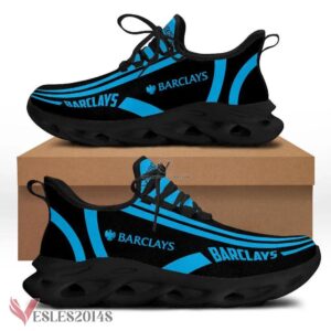 Barclays Logo Custom Shoes, Best Running Shoes For Fans - Vesles2014S