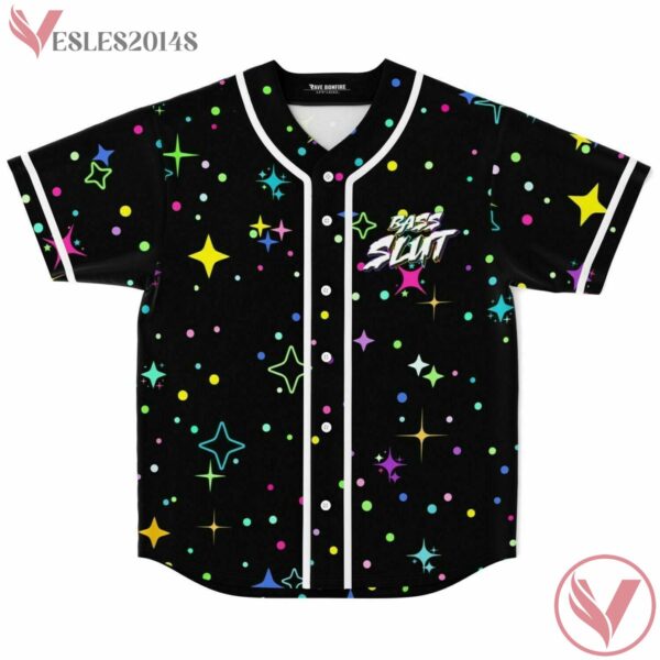 Bass slut rave Baseball Jersey - Vesles2014s