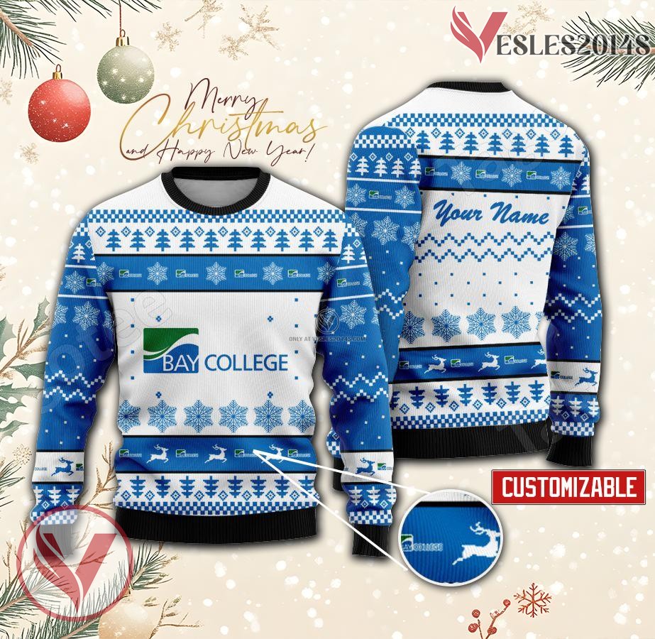 Bay de Noc Community College Custom Ugly Christmas Sweater, Unique Gift For Fans - Vesles2014s