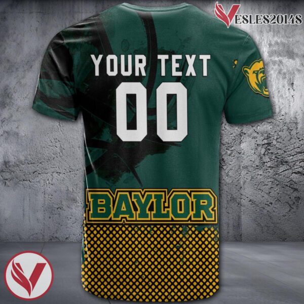 Baylor Bears Basketball Grunge Pattern Unique Personalized T Shirts - Vesles2014S 1