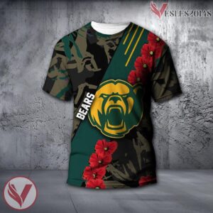 Baylor Bears NCAA With Red Poppy Flower 3D Shirt, Unique Gift For Fans - Vesles2014S