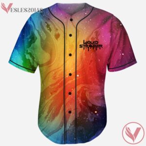 Beautiful Colorful Rainbow Marble Nebula Space Liquid Stranger Wakaan Baseball Jersey For EDM Festivals - Vesles2014s