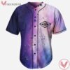 Beautiful Purple Nebula Space Slander Baseball Jersey For EDM Festivals - Vesles2014s