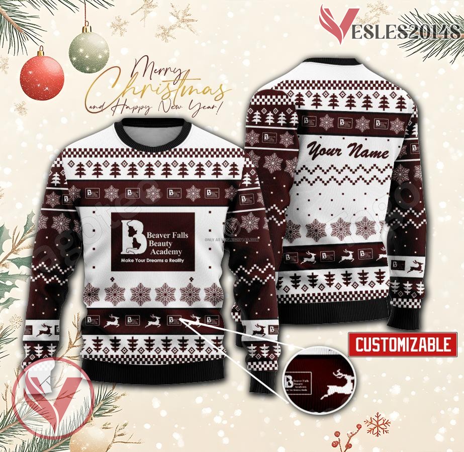 Beaver Falls Beauty Academy Custom Ugly Christmas Sweater, Unique Gift For Fans - Vesles2014s