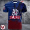 Belmont Bruins Basketball Grunge Pattern Unique Personalized T Shirts - Vesles2014S