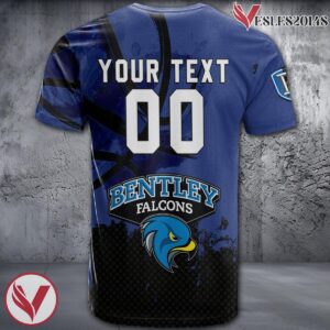 Bentley Falcons Basketball Grunge Pattern Unique Personalized T Shirts - Vesles2014S 1