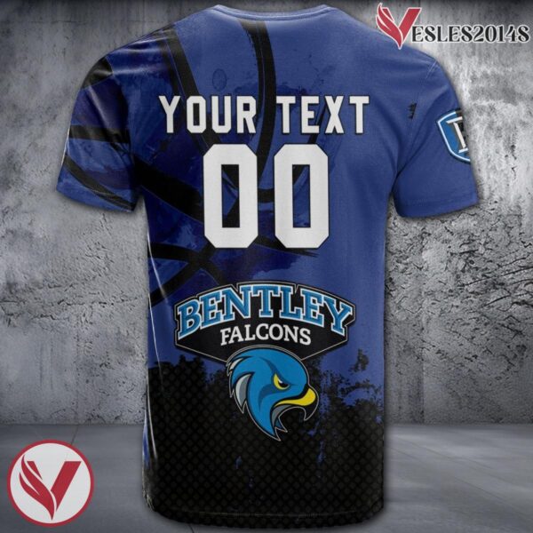 Bentley Falcons Basketball Grunge Pattern Unique Personalized T Shirts - Vesles2014S 1