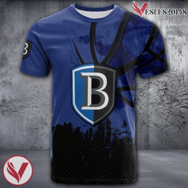 Bentley Falcons Basketball Grunge Pattern Unique Personalized T Shirts - Vesles2014S