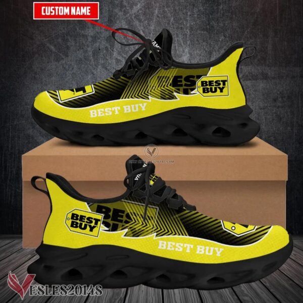 Best Buy Logo Custom Shoes Style 12, Best Running Shoes For Fans - Vesles2014S