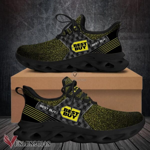 Best Buy Logo Custom Shoes Style 6, Best Running Shoes For Fans - Vesles2014S