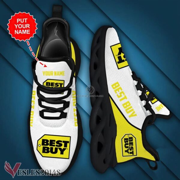 Best Buy Logo Custom Shoes Style 7, Best Running Shoes For Fans - Vesles2014S