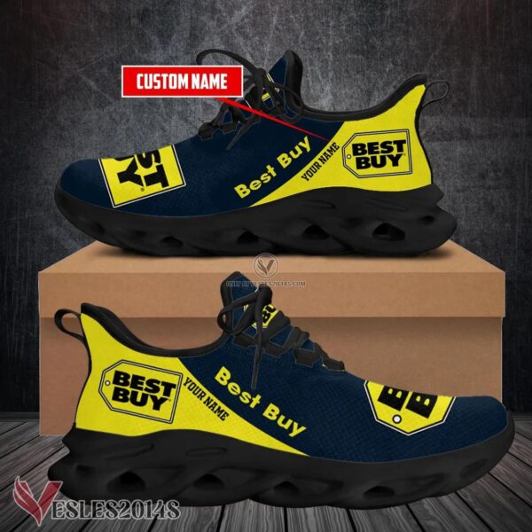 Best Buy Logo Custom Shoes Style 8, Best Running Shoes For Fans - Vesles2014S