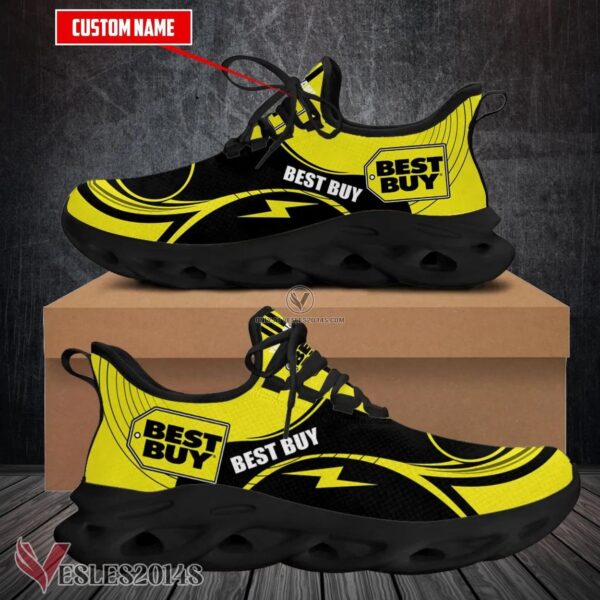 Best Buy Logo Custom Shoes Style 9, Best Running Shoes For Fans - Vesles2014S