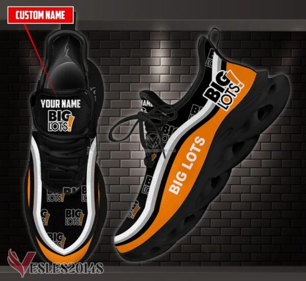 Big Lots Logo Custom Shoes Style 3, Best Running Shoes For Fans - Vesles2014S