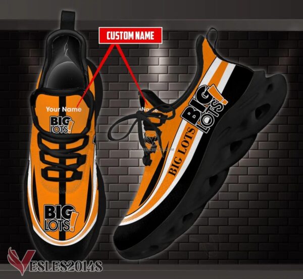 Big Lots Logo Custom Shoes Style 7, Best Running Shoes For Fans - Vesles2014S