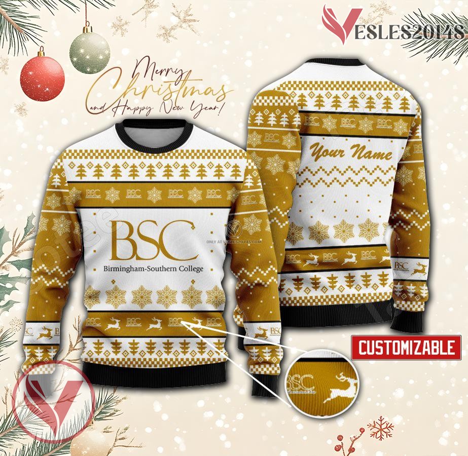 Birmingham-Southern College Custom Ugly Christmas Sweater, Unique Gift For Fans - Vesles2014s