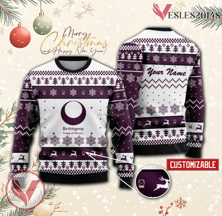 Birthingway College of Midwifery Custom Ugly Christmas Sweater, Unique Gift For Fans - Vesles2014s