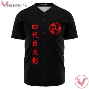 Black Minato Namikaze clan custom jersey - Vesles2014s