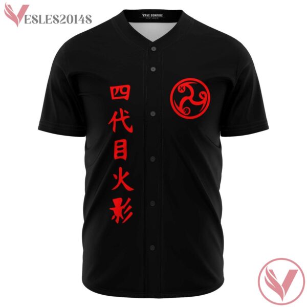 Black Minato Namikaze clan custom jersey - Vesles2014s