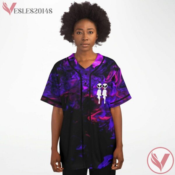 Blue And Black Abstract Pinkston Custom Jersey - Vesles2014s 3