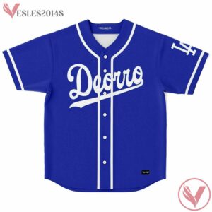 Blue Deorro panda Baseball Jersey - Vesles2014s