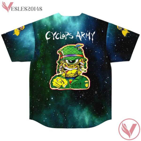 Blue Galatic Cyclops army baseball jersey - Vesles2014s 1