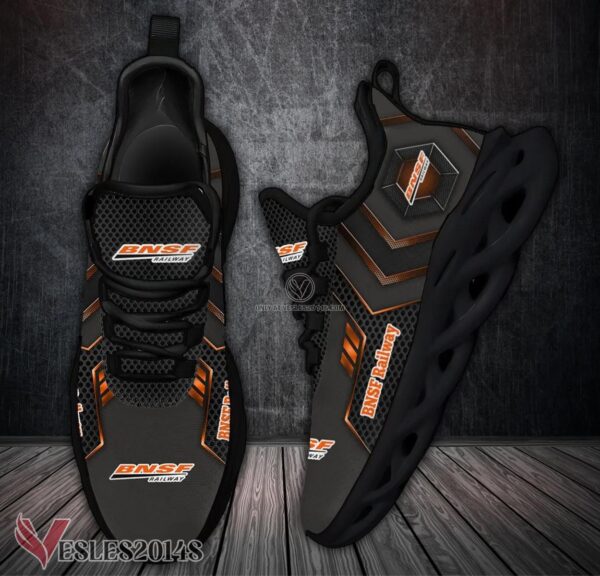 Bnsf Railway Logo Custom Shoes Style 1, Best Running Shoes For Fans - Vesles2014S