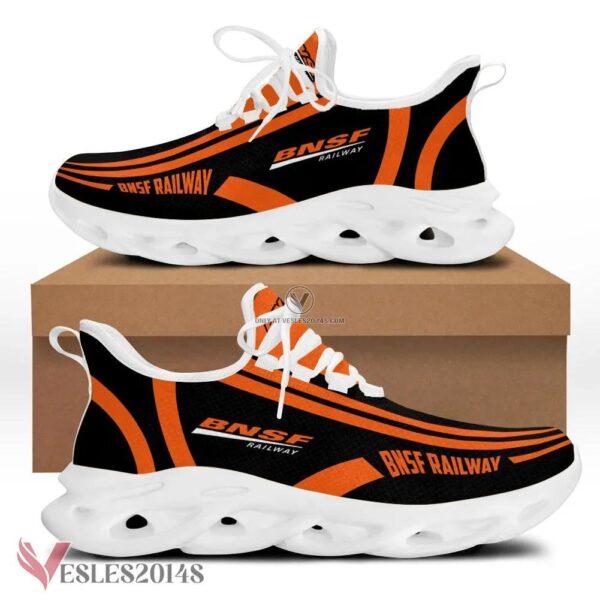 Bnsf Railway Logo Custom Shoes Style 2, Best Running Shoes For Fans - Vesles2014S 1