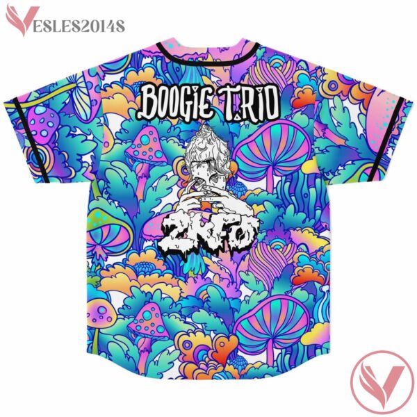 Boogie T Rio Psychedelic Fungi Nicole Custom Baseball Jersey, Tour Outfit Ideas For Rave Lovers - Vesles2014s 1