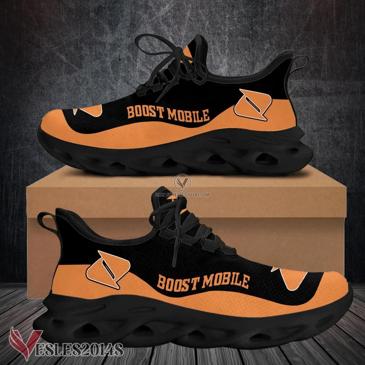 Boost Mobile Logo Custom Shoes Style 3, Best Running Shoes For Fans - Vesles2014S