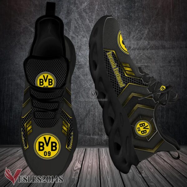 Borussia Dortmund Logo Custom Shoes, Best Running Shoes For Fans - Vesles2014S